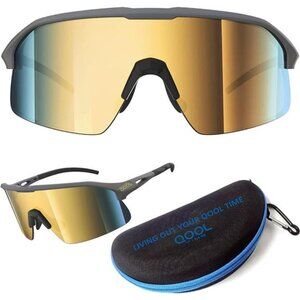 Polarized Cycling Sunglasses for Women and Men, Golfing Running Volleyball MTB